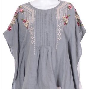 Johnny Was Embroidered Top